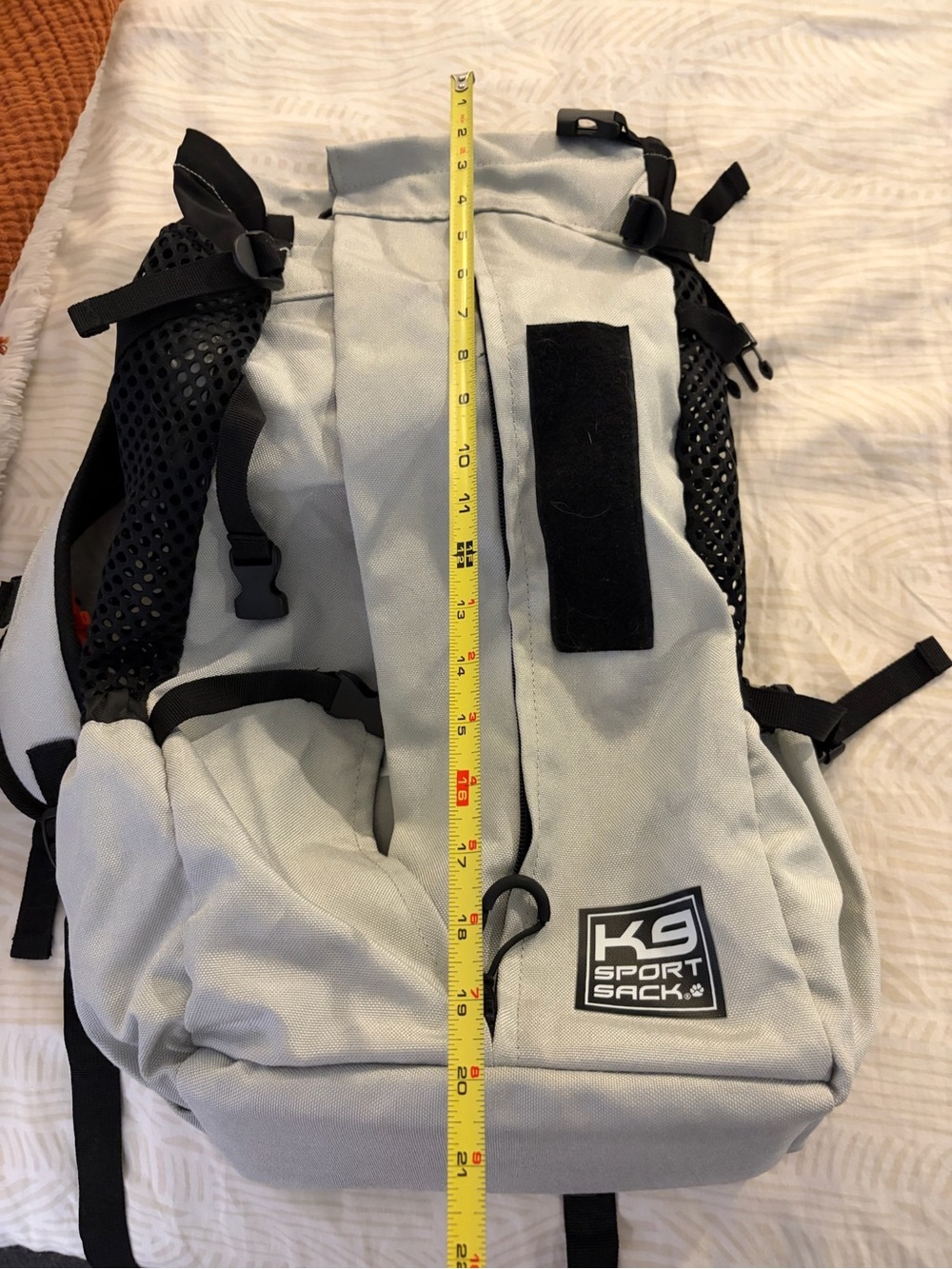 K9 Sport Sack Dog Carrier Backpack in Light Gray L